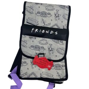 CultureFly Friends TV Show Foldable Canvas Central Perk Backpack‎ Bag NWT